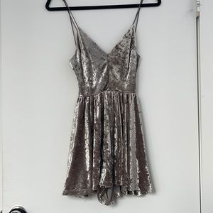 Urban Outfitters Silence + Noise Velvet Romper